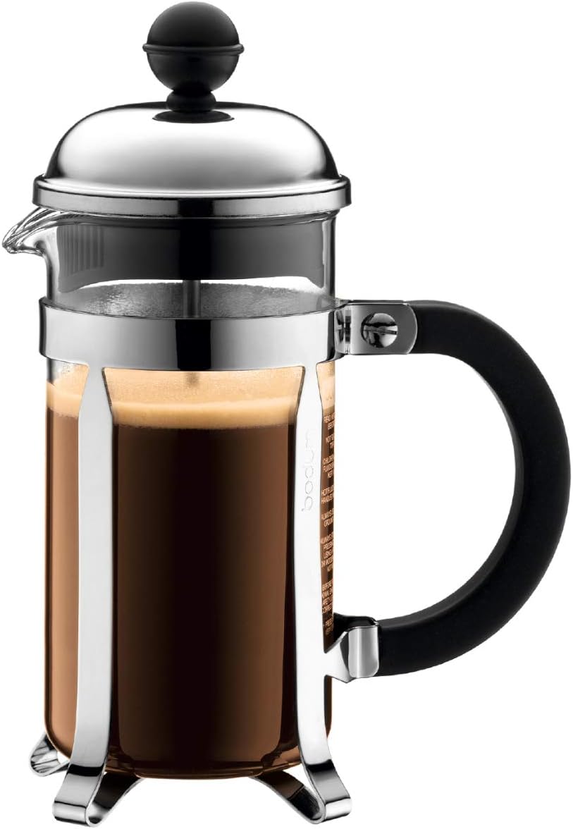 Bodum Chambord French Press Coffee and Tea Maker, 12 Ounce, Chrome