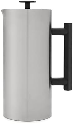 ESPRO P6 French Press - Double Walled Stainless Steel Coffee and Tea Maker, 32 Ounce, Brushed Stainless Steel